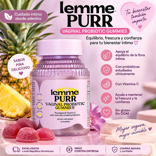 Lemme Purr – Probiótico Íntimo Femenino 🍍💗