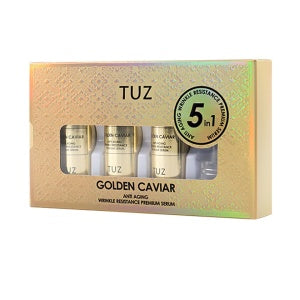 Serum Facial Premium Antiarrugas Reafirmante 5 en 1 TUZ Golden Caviar