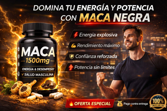 Maca la Fórmula 1500mg Que Está Transformando la Vitalidad Masculina.