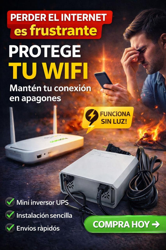 Respaldo WiFi 12V – Internet Activo en Apagones