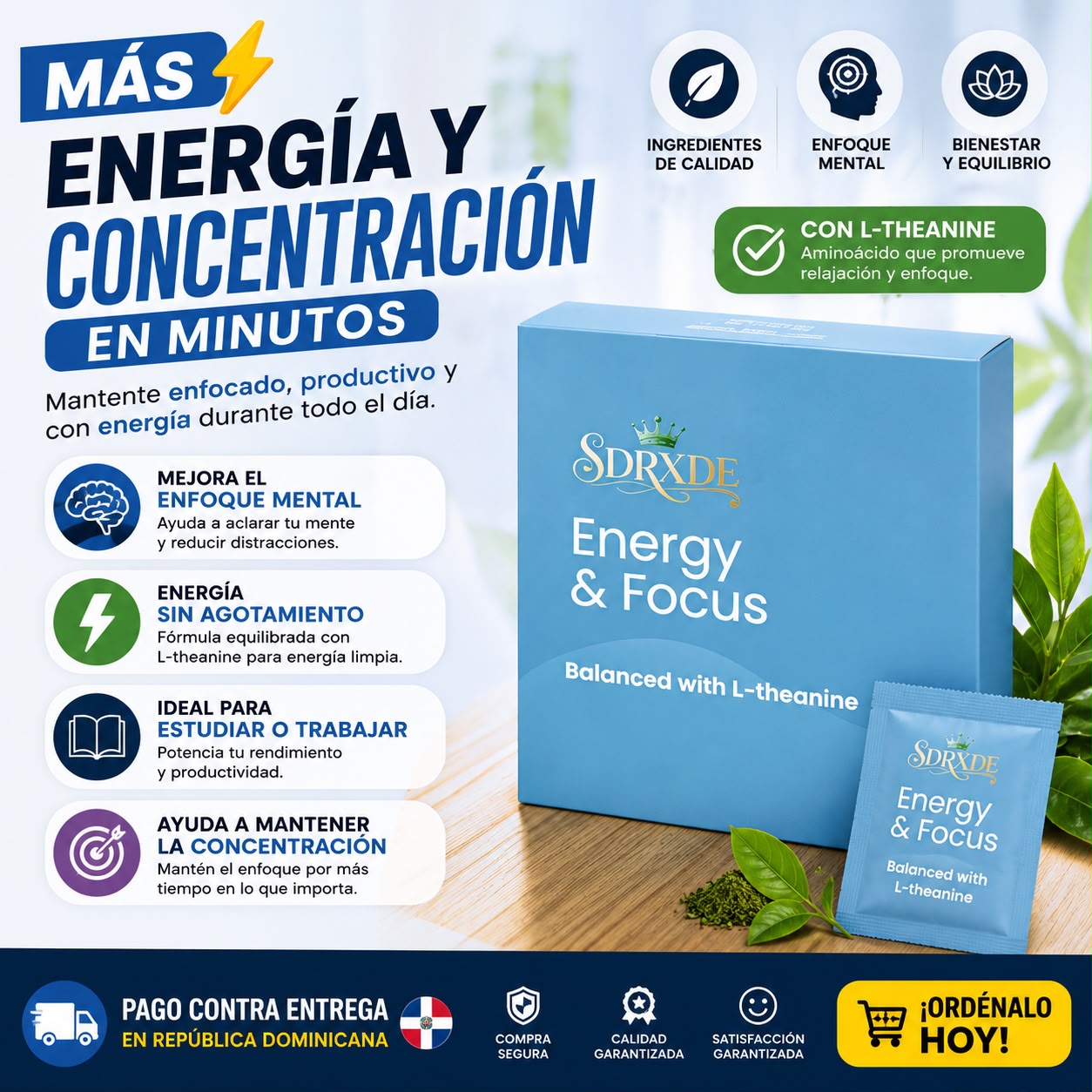 🧠 Energía Mental y Concentración – Neuro Focus Pro™