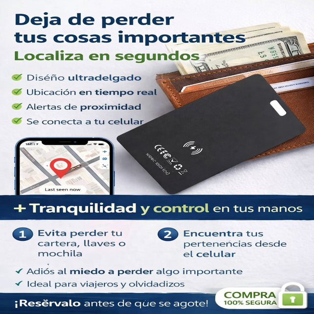 SMART TRACK CARD – Nunca Pierdas Nada